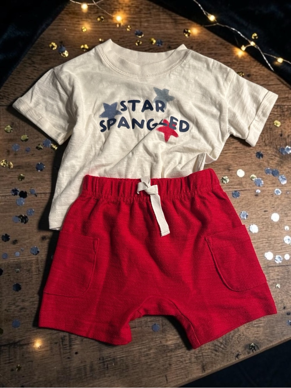 Carter 9 months T-shirt and short set